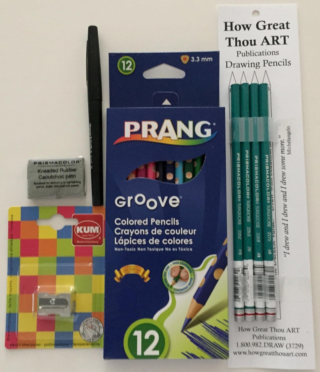 12 Crayons de couleur plastique Strong 
